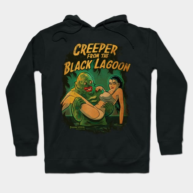 Creeper From The Black Lagoon Hoodie by zerostreet